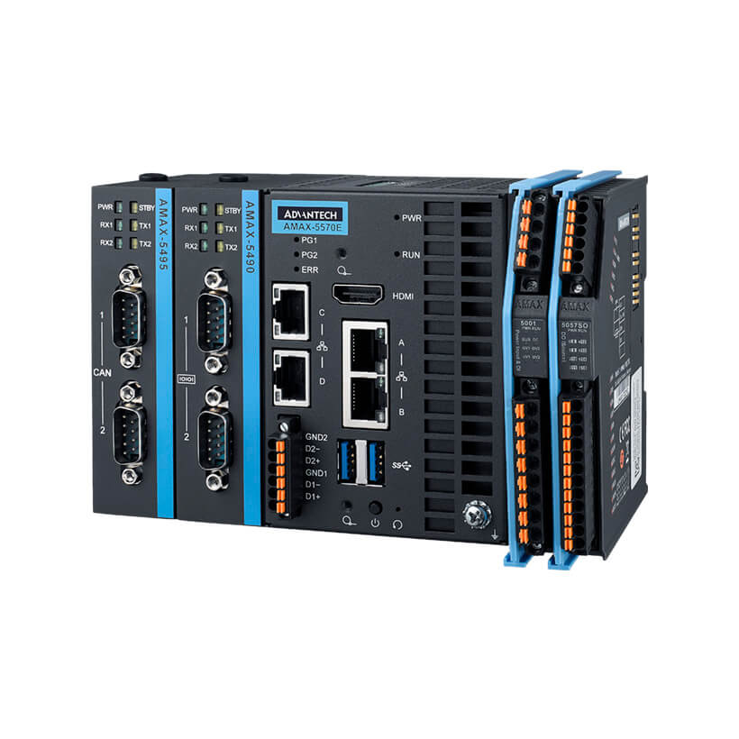 Advantech AMAX-5570E-0100X6A, 1.5GHz Quad-Core, IP20 Automation Controller