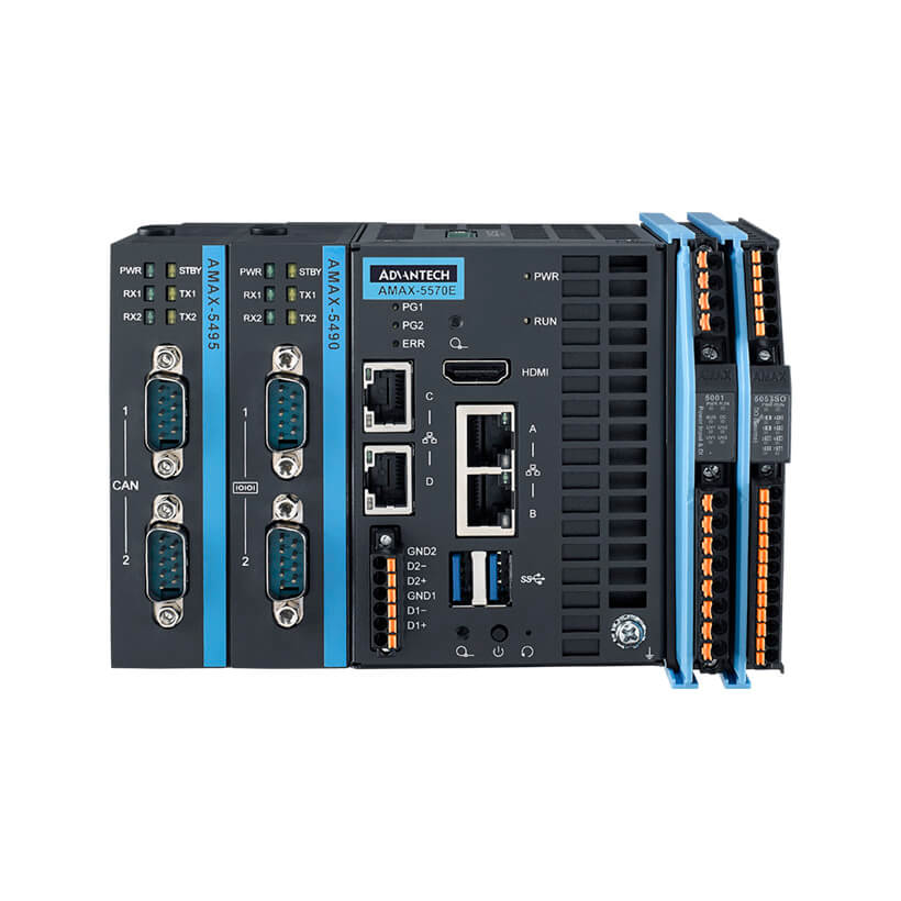 Advantech AMAX-5570E-0100X6A, 1.5GHz Quad-Core, IP20 Automation Controller