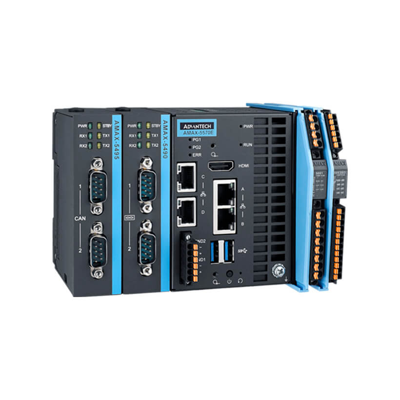 Advantech AMAX-5570E-0100X6A, 1.5GHz Quad-Core, IP20 Automation Controller
