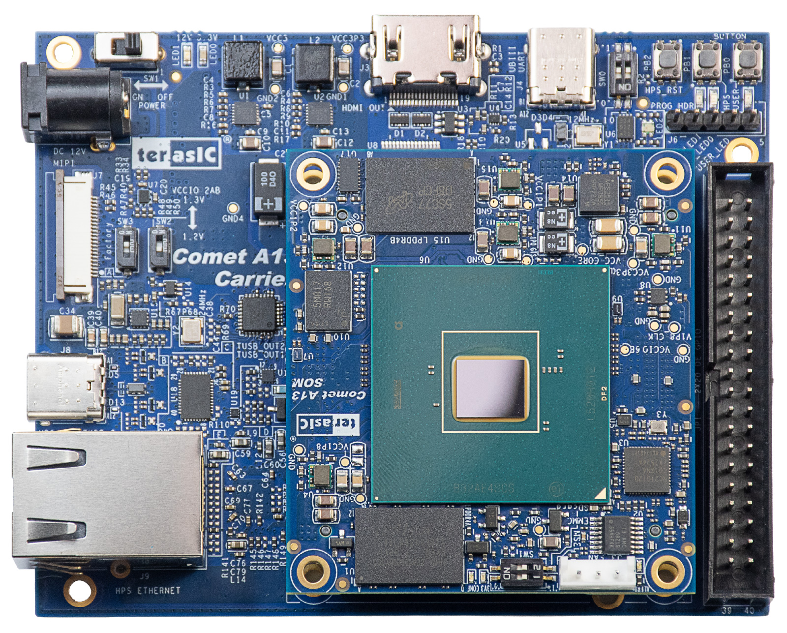 Terasic Comet A13 System on Module (SOM) and Evaluation Kit