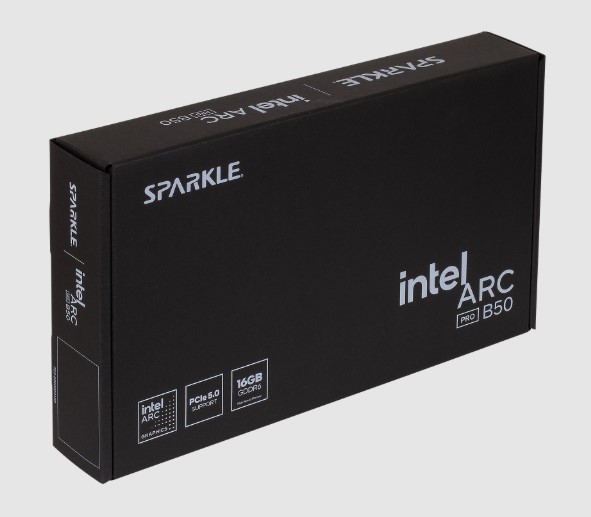 Sparkle Intel Arc Pro B50, 16GB Blower,  16GB GDDR6 Workstation Graphics Card