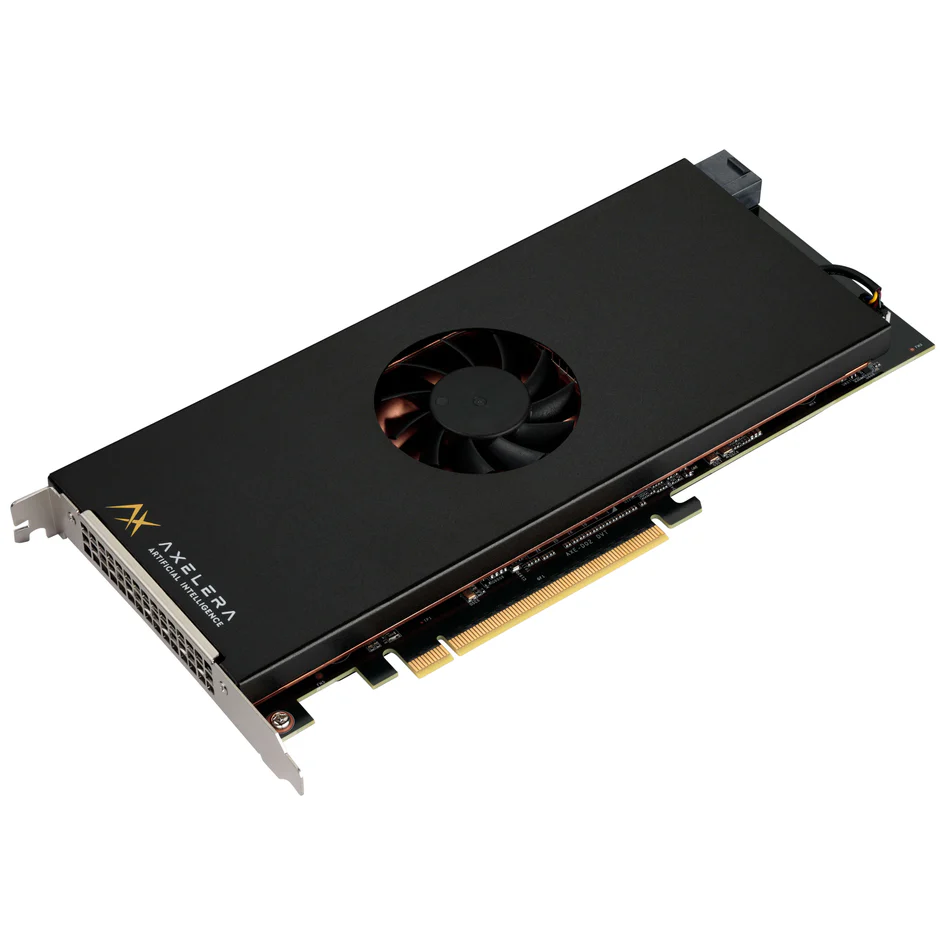 Axelera AI Metis 4-Chip PCIe AI Accelerator Card, 16GB Active Cooling