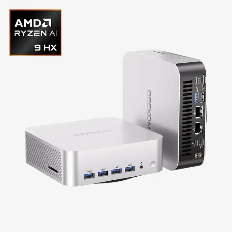 GEEKOM A9 Max 2026 Edition, AMD Ryzen™ AI 9 HX 370, 32GB/1TB AI Mini PC