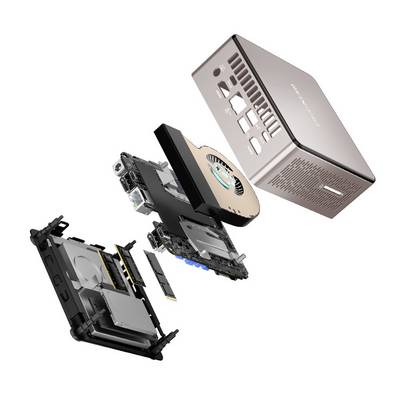 GEEKOM A5, AMD Ryzen™ 5 7430U, 16GB/512GB Multitasking Mini PC