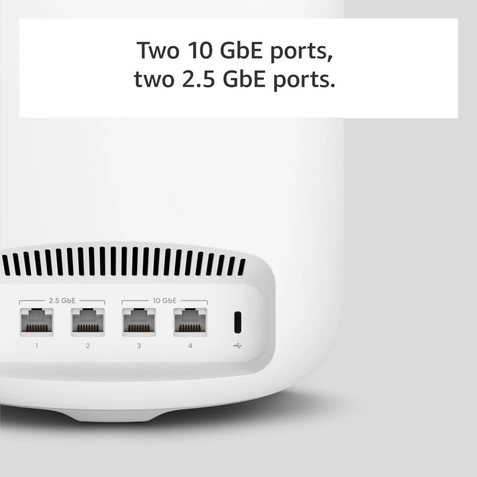 Eero Max 7, Mesh Wi-Fi router, 10 Gbps Ethernet, Connect 250+ devices