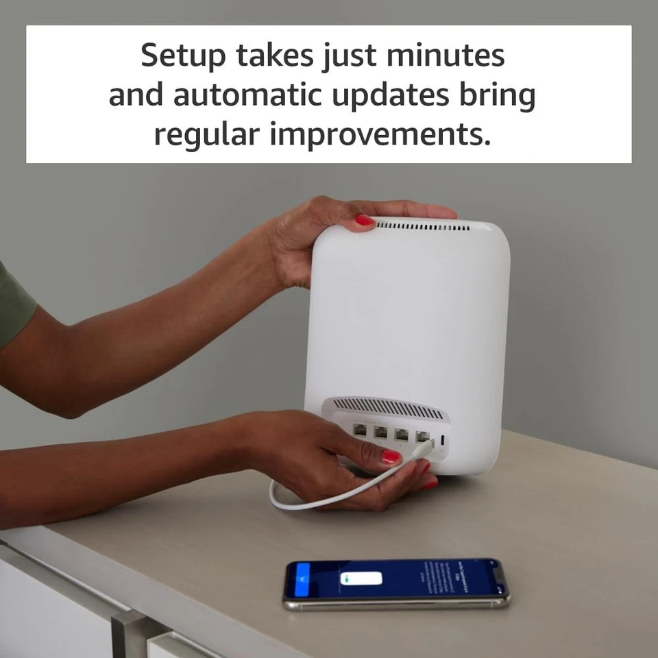 Eero Max 7, Mesh Wi-Fi router, 10 Gbps Ethernet, Connect 250+ devices