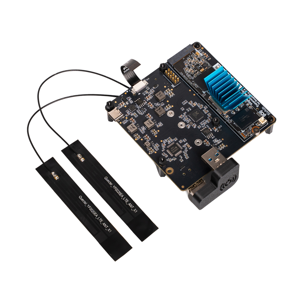 Sixfab Edge AI Expansion Board for Raspberry Pi 5 with DX-M1 M.2 Module, 25 TOPS