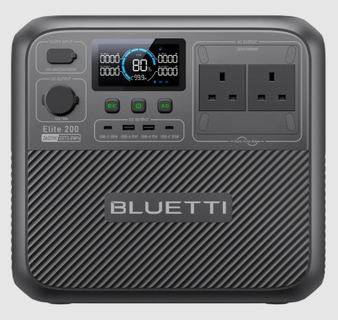 Bluetti  Elite 200 V2, 2073.6Wh Capacity 2600W Output AIO Portable Power Station