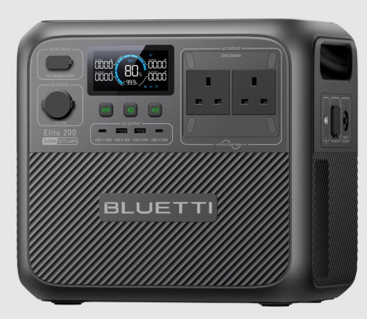 Bluetti  Elite 200 V2, 2073.6Wh Capacity 2600W Output AIO Portable Power Station
