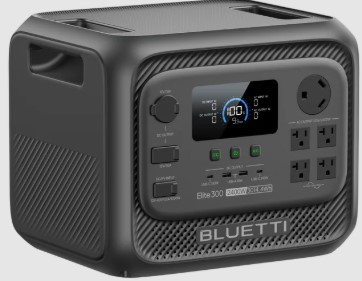 Bluetti Elite 300, 3014Wh Capacity, 2400W Output, Portable Power Station