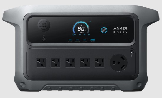 Anker SOLIX C2000 Gen 2, 4000 Watt LiFePO4 Portable Power Station