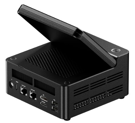 Aoostar G-FLIP AMD R7 H255, Barebone Mini PC with Built in Touchscreen