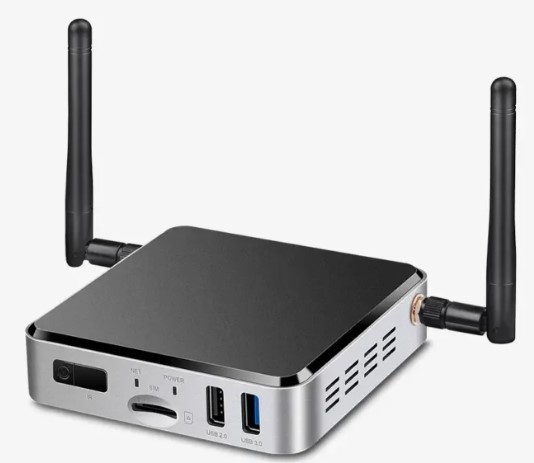 Geniatech APC680, 4GB/16GB 4G LTE Edge AI Box for Media, Signage & Automation