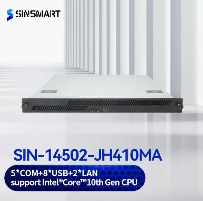 SINSMART SIN-14502-JH410MA 1U Rackmount Industrial server H410 Chipset i3/i5/i7