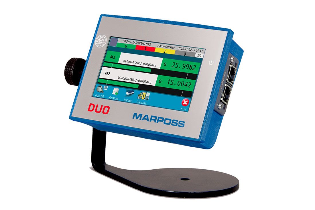 Marposs DUO, 4.3 Inch Falt Touchscreen, Two-Channel Compact Gauging Computer