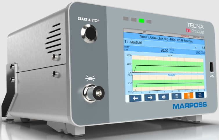 Marposs T3LPF Flow and Leak Tester BY ABSOLUTE PRESSURE DECAY