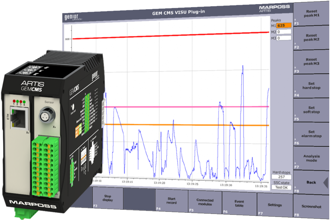 Marposs GEMCMS 24 V D, Static I/O Interface Collision Damage Avoidance (CDA)