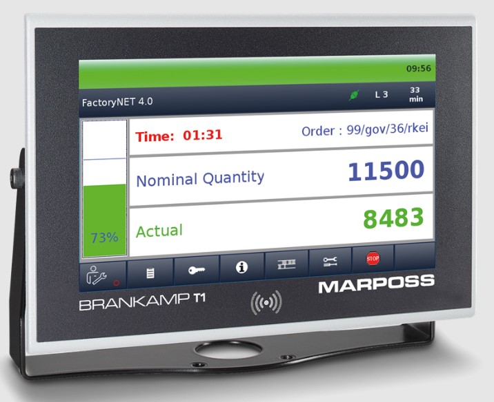 Marposs T1 Innovative Machine Terminal 4.0, MACHINE AND DATA COLLECTION