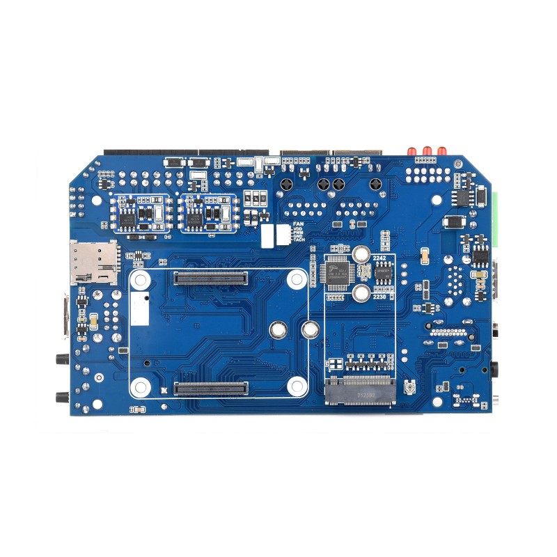 Waveshare IPCBOX-CM5-A, Dual Ethernet ports Onboard 4×RS485 Industrial PC