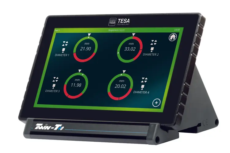 Tesa TWIN-T40 Digital Display Unit 4-Channel Touchscreen Metrology Indicator