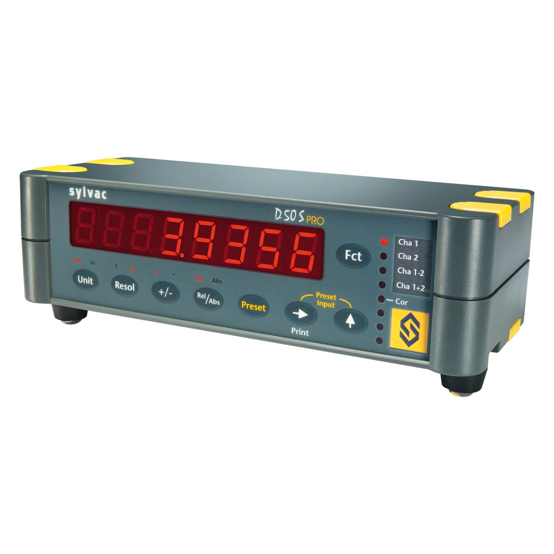 Fowler D-50S Pro Digital Display Dual Input Linear Error Correction Gauge Unit