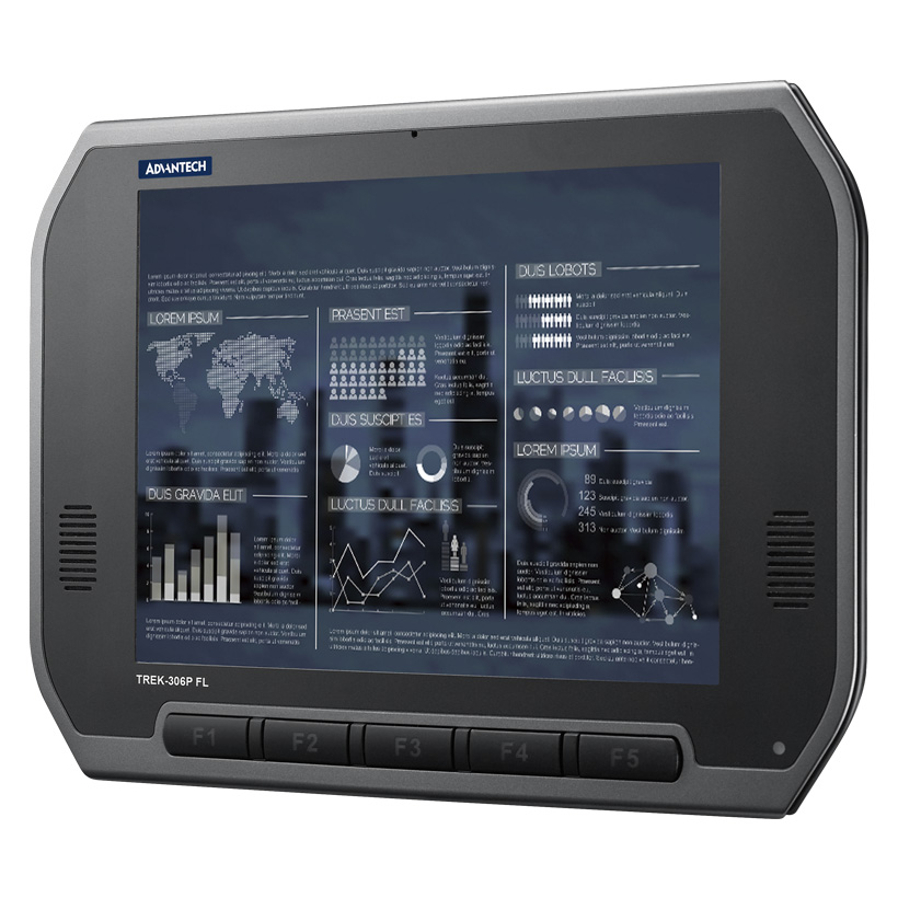 Advantech TREK-306P-H2A0E, XGA (1024 x 768) 10" In-Vehicle Smart Display