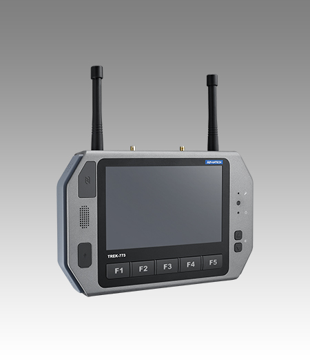 Advantech TREK-773R-LWBXA1E, Intel Atom E3827 AIO 7" Rugged Mobile Data Terminal