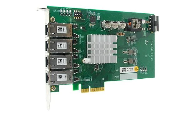 Neousys PCIe-PoE354at, 4-ports Intel I350-AM4, Expansion PCIe Card