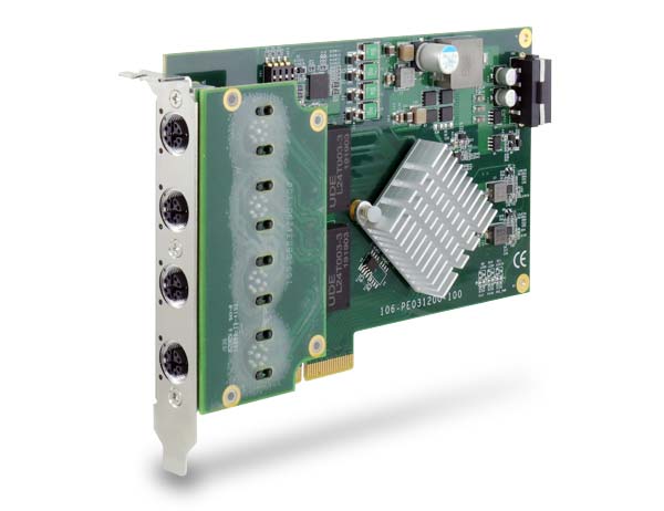 Neousys PCIe-PoE312M 4-port Server-Grade Gigabit 802.3at PoE+ Card