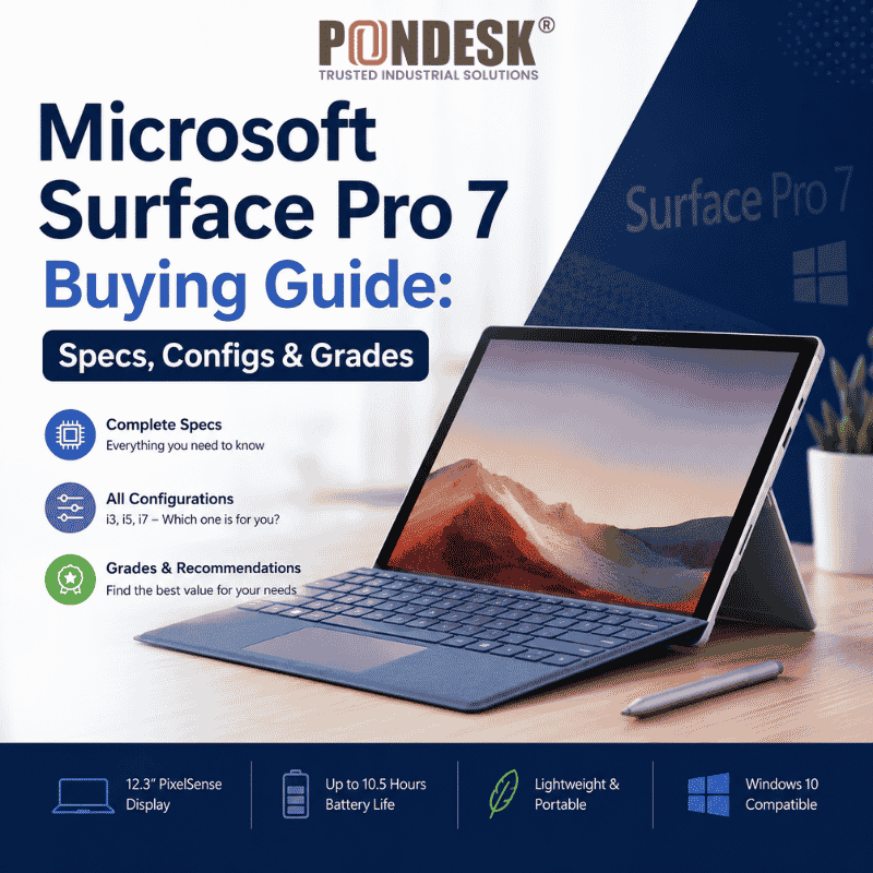 Microsoft Surface Pro 7 Buying Guide 2026 - Specs, Configs, Grades