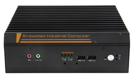 Intel Ultra 5 125H/1.20GHz, Turbo 4.5GHz Fanless Industrial PC with DDR5 Dual LAN 6 COM 9-36V DC