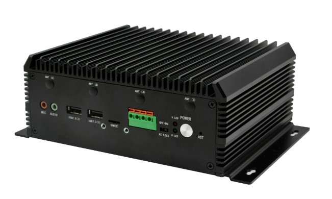 Intel Celeron J6412 2.0GHz Industrial Faneless PC with 6COM 2 x DDR4 Memory Slot