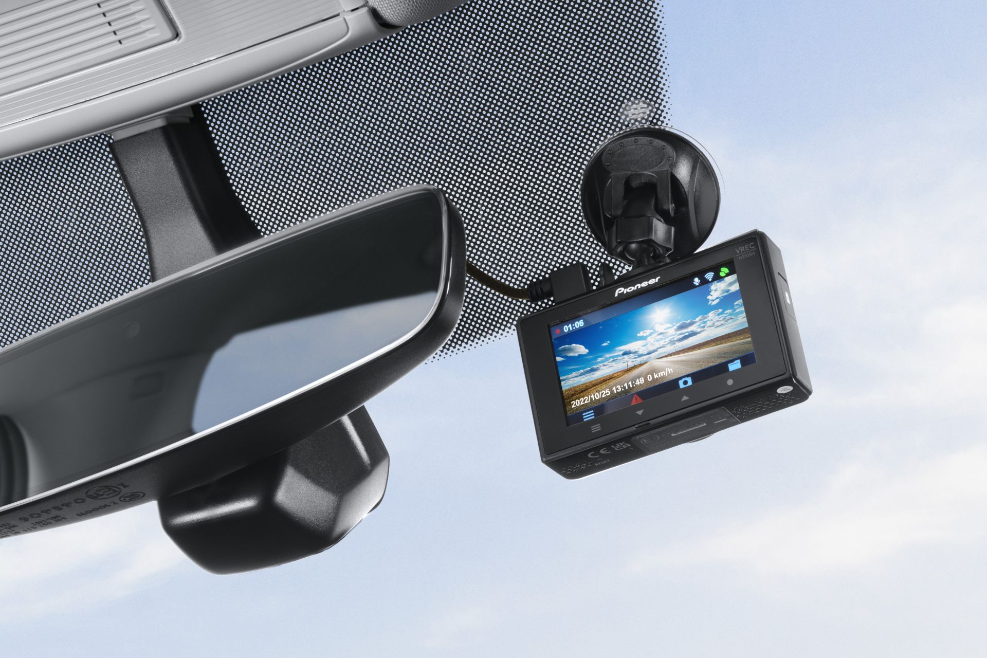 Pioneer VREC-H310SH, 1-Channel (Front) Dash Camera, Full HD, 139° Wide Angle