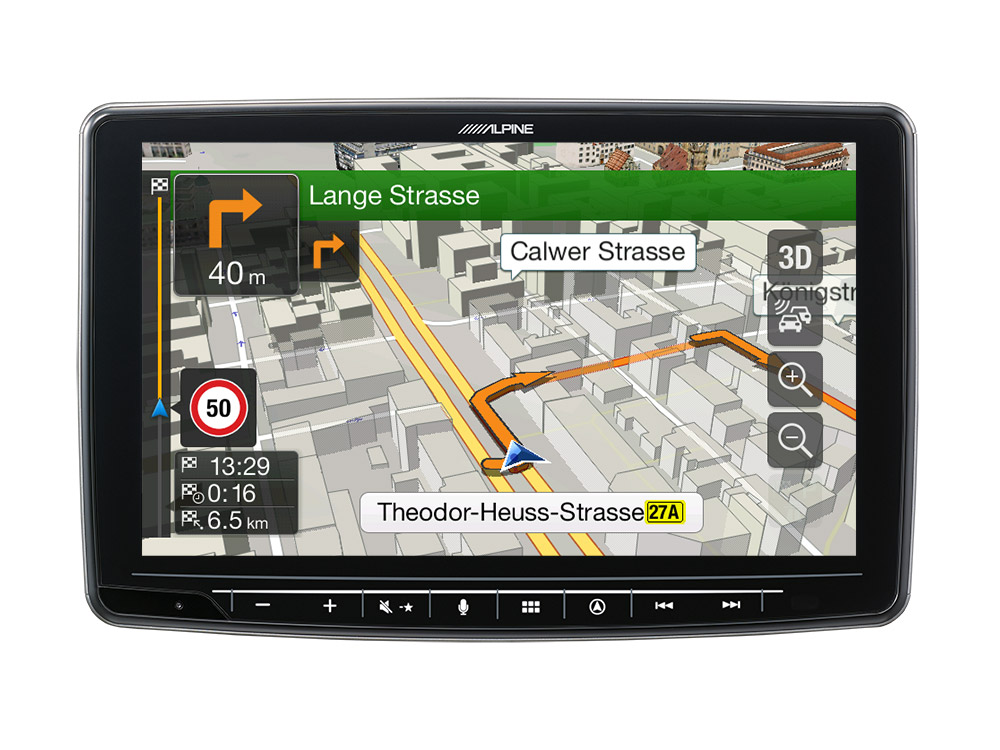 Alpine INE-F904DU 9" Capacitive Touch Screen Navigation Receiver