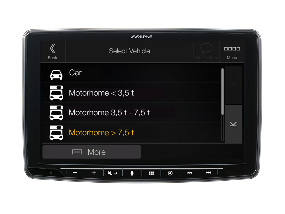 Alpine INE-F904DU 9" Capacitive Touch Screen Navigation Receiver
