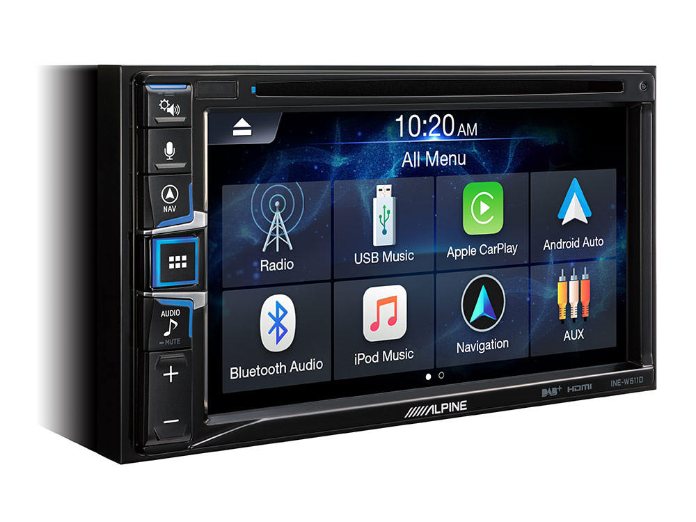 Alpine INE-W611DC, 6.5" Touch Screen 2-DIN Motorhome Navigation System
