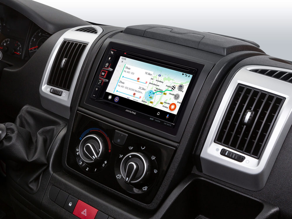 Alpine INE-W611DC, 6.5" Touch Screen 2-DIN Motorhome Navigation System