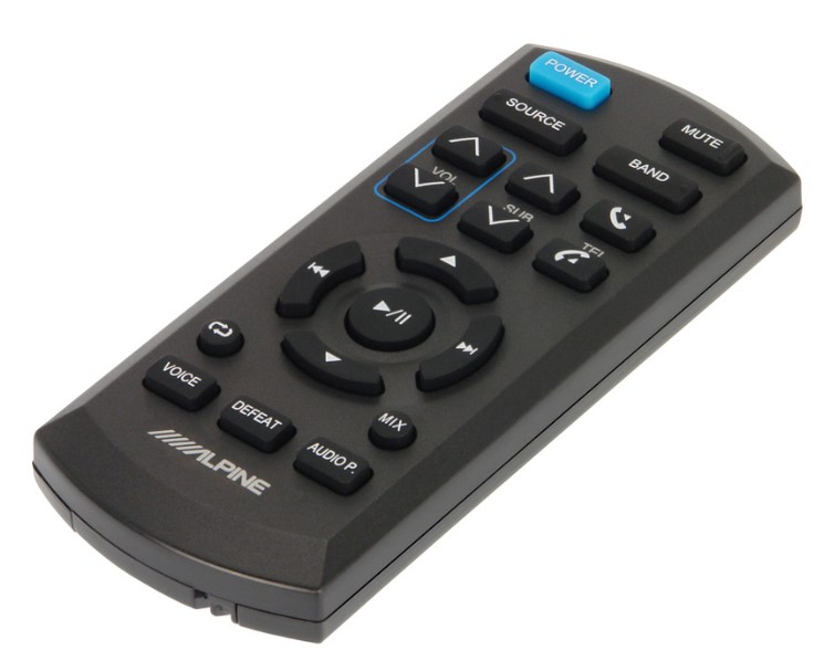 Alpine RUE-4360, Wireless Remote Control, Black