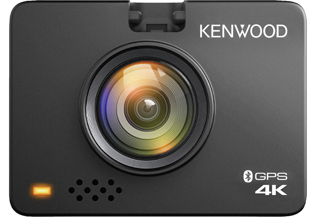 Kenwood DRV-A610W 4K Ultra-HD Compact Dash Cam, 2.0" LCD Screen, 64GB SD-Card
