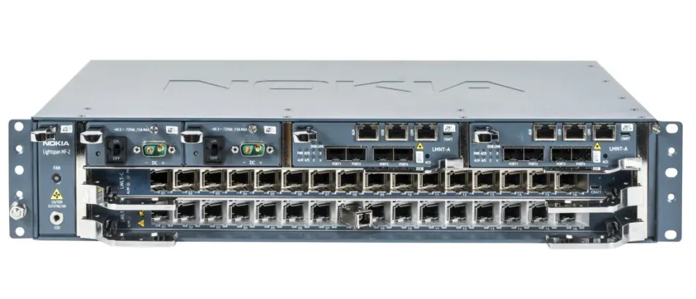 Nokia Lightspan MF-2, 2 Slots 2RU Optical Line Terminal (OLT)