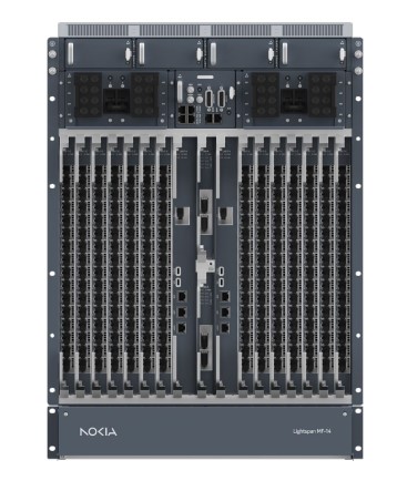 Nokia Lightspan MF-14, 19" 15 RU Fiber Access Node, Highest capacity platform