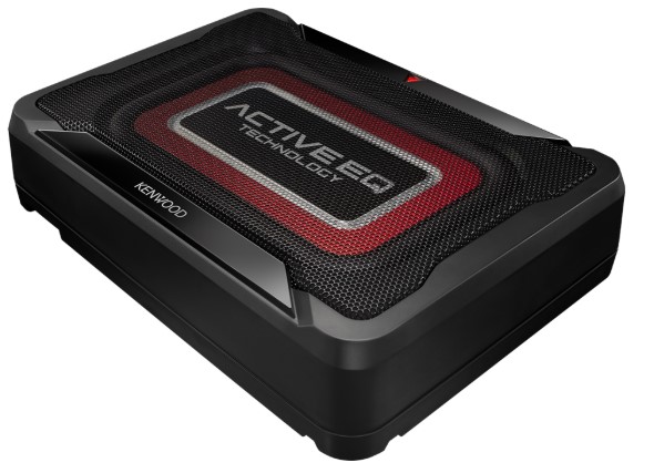 Kenwood KSC-PSW7EQ 160W Powered Enclosure Subwoofer with ACTIVE EQ TECHNOLOGY