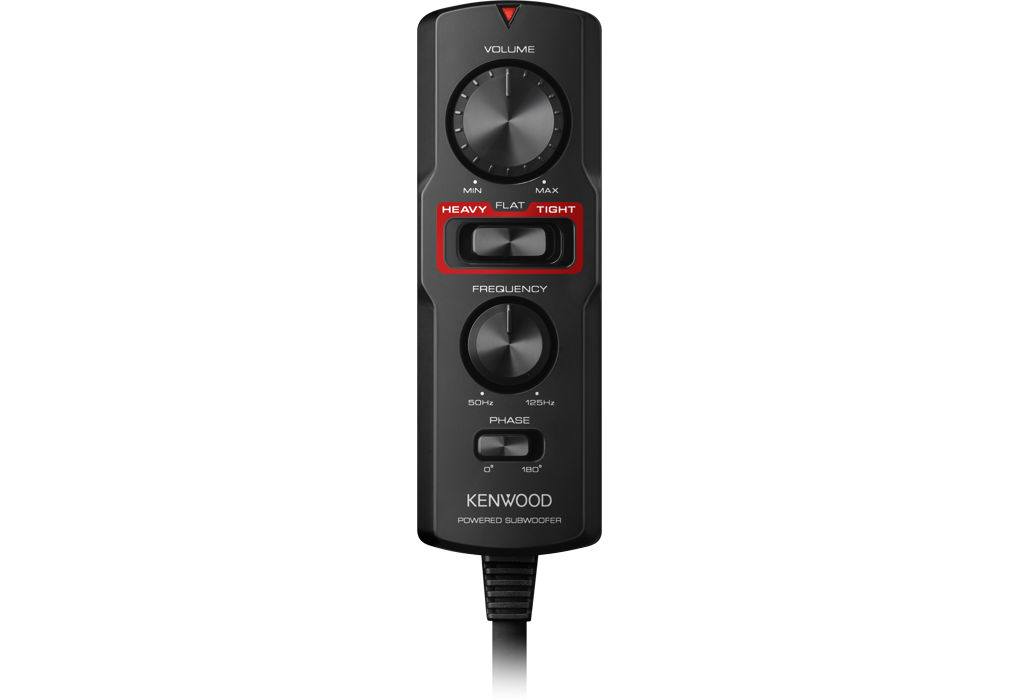 Kenwood KSC-PSW7EQ 160W Powered Enclosure Subwoofer with ACTIVE EQ TECHNOLOGY