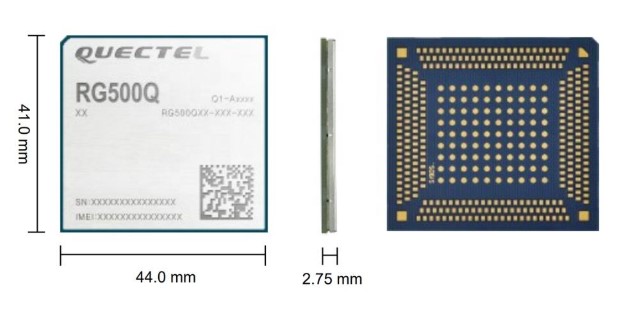 Quectel RG500Q (RG500Q-EA) 5G NR Sub-6GHz LGA Module