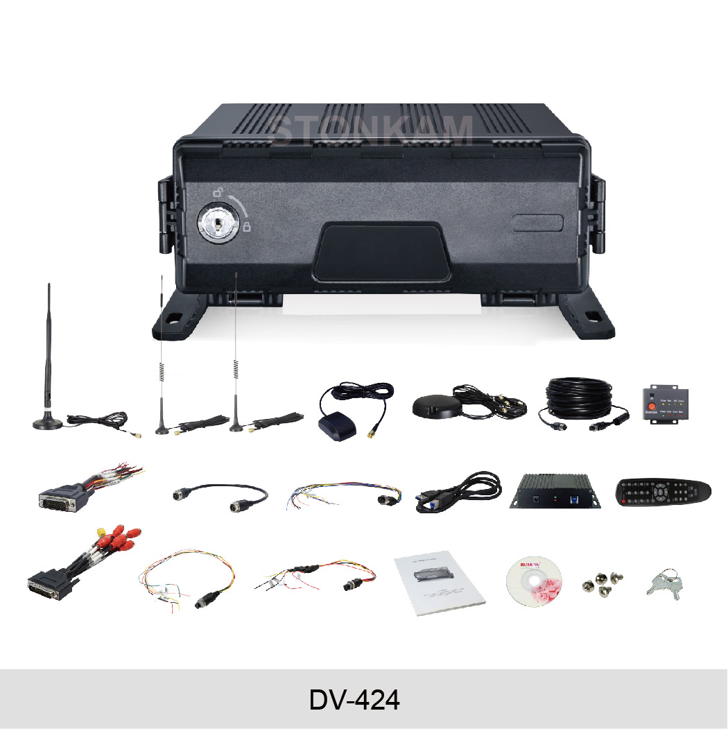 Stonkam HD29, 1080P Waterproof Hard Disk Box, 4G 8CH Vehicle DVR System