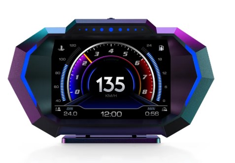 WiiYii P24 Car OBD&GPS&Slope Head Up Display