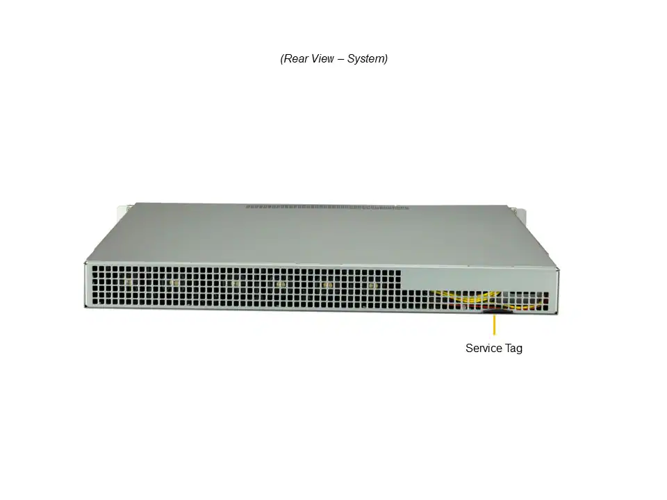 Supermicro CSE-515B-R801W, Single Socket E (LGA-4677)  1U Rackmount Server