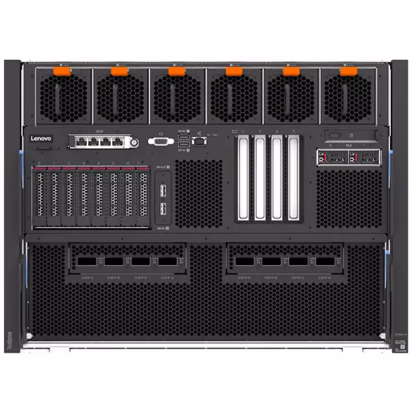 Lenovo ThinkSystem SR680a V4, 2 x Intel Xeon 6 processors, 8U Rack-mount Server