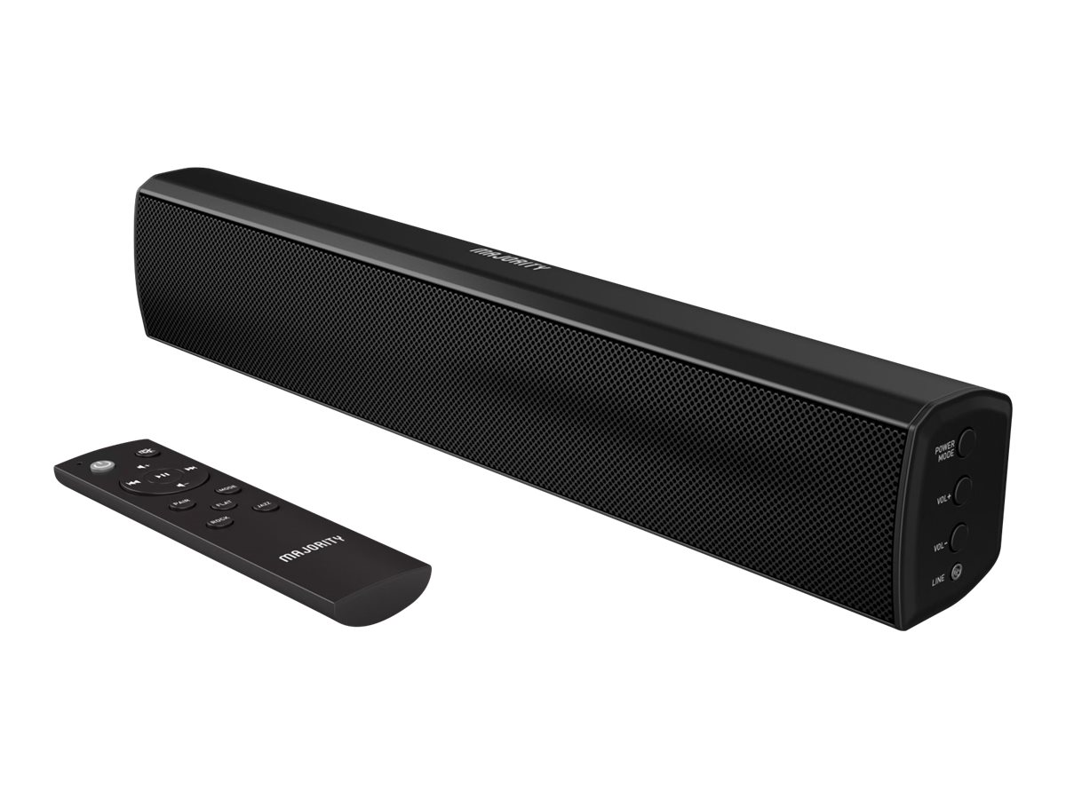 Majority Bowfell (BOW-BAR-BLK) 50W Compact Bluetooth Soundbar