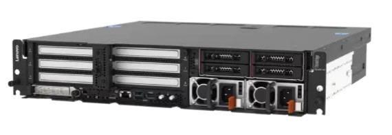 Lenovo ThinkEdge SE455 V3 for AI, AMD EPYC 8124P, 2U Rackmount Server